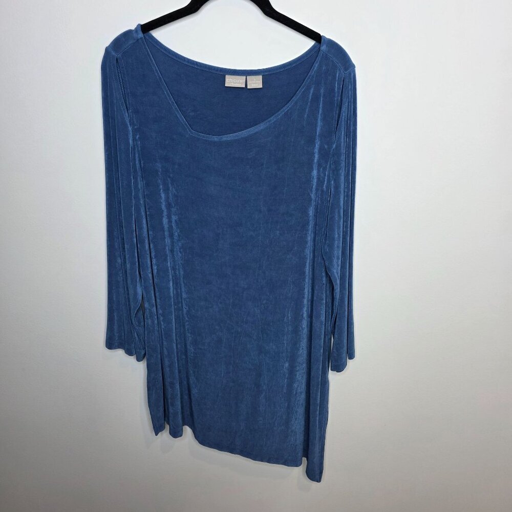 Chico's Travelers Blouse Womens 3 (16/18)